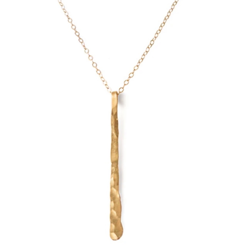 14k Gold Filled Single Stroke Pendant